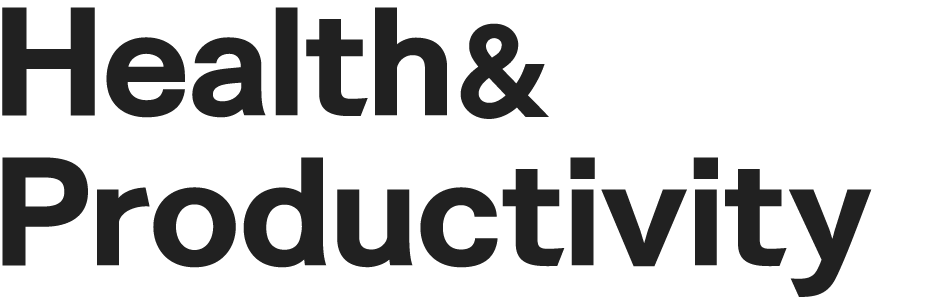 Health＆Productivity